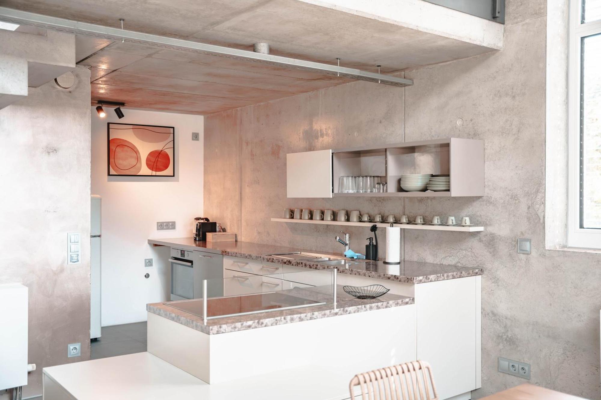 Sunset Club - Loft - 155 M2 Sichtbeton - Zentral Apartment Меминген Екстериор снимка